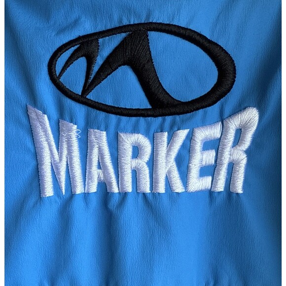 Vintage Marker Gore-Tex Women’s Size 10 Blue Snowboarding Hoodie Jacket - Picture 8 of 11